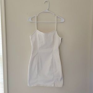 h&m denim mini dress